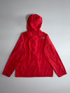 The North Face Hooded Rain Jacket Red zip pockets (M)