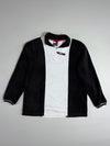 Tommy Hilfiger Colorblock Fleece Quarter-Zip – Black/White (L)