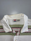 Levi’s Vintage | Stripe Polo | White/Sage Green (XL)