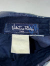 Valentino Rudy Italy Distressed Washed Denim Studded AX Patch Cap (Adjustable)