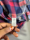 Gap Navy & Red Plaid Flannel Shirt – (S)