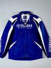 Yamaha Racing Paddock Embroidered Fleece Zip-Up Jacket – Blue/White (L)