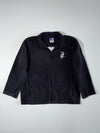 Russell Athletic Black Full Zip Fleece Jacket Embroidered Logo – (XL)