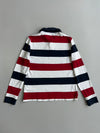 Tommy Hilfiger Bold Stripe Long Sleeve Rugby Polo T-Shirt (M)