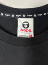 Aape by A Bathing Ape | Black Layered Sleeve Universe Tee | (M)