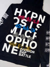Hypnosis Mic Black Zip Hoodie – Division Sleeve Prints (M)