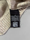 Stone Island Oatmeal Beige Wool Crewneck Sweater – Compass Badge (M)