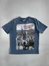 Icons Collection | England 1966 World Cup Champions Photo Tee | Steel Blue (2XL)