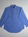 Polo Ralph Lauren Oxford Shirt  Blue Pinpoint Cotton, Classic Fit (3XL)