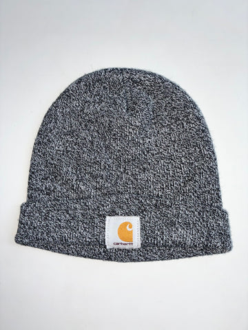 Vintage Carhartt Grey Marled Knit Beanie (H-11 inches/W-20)