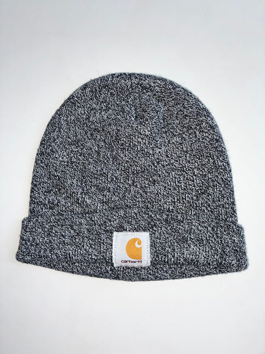 Vintage Carhartt Grey Marled Knit Beanie (H-11 inches/W-20)