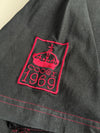 Coogi Australia Y2K Black Rugby Polo with Embroidered Crest(2Xl)