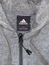 Adidas 3-Stripe Full Zip Hoodie Grey Size (L)