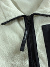 National Geographic Full-Zip Fleece Jacket with Contrast Chest Pocket – Off White (S)