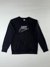 Nike Black Embroidered Logo Crewneck Sweatshirt (M)