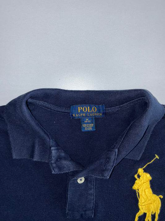 Polo Ralph Lauren Big Pony #3 Polo T-Shirt – Navy/Yellow (S)