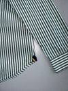 Polo Ralph Lauren | Green Striped Big Pony Custom Fit Shirt | (M)