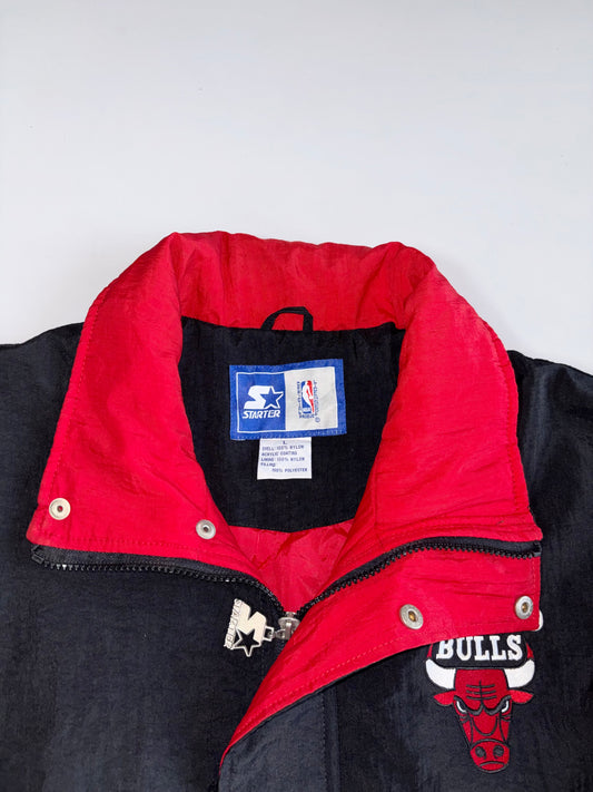 Vintage 90’s Starter’s X Chicago Bulls NBA Embroidered Logo Jacket (XL)