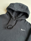 Nike Black Embroidered Swoosh Pullover Hoodie – Essential Fleece (XL)