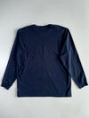 Carhartt Navy Blue Outline Logo Long Sleeve Graphic Tee(XXL/XXXL)