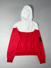 Nike Windrunner Full-Zip Hooded Jacket – Red & White Colorblock (XS)
