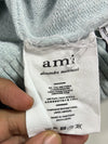 Ami Paris Ami de Coeur Mint Blue Fuzzy Knit Cardigan (M)