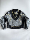 Suzuki Hayabusa AGVSport Pure Lather Motorcycle Racing Jacket with Back Hump (Paded)(2XL)
