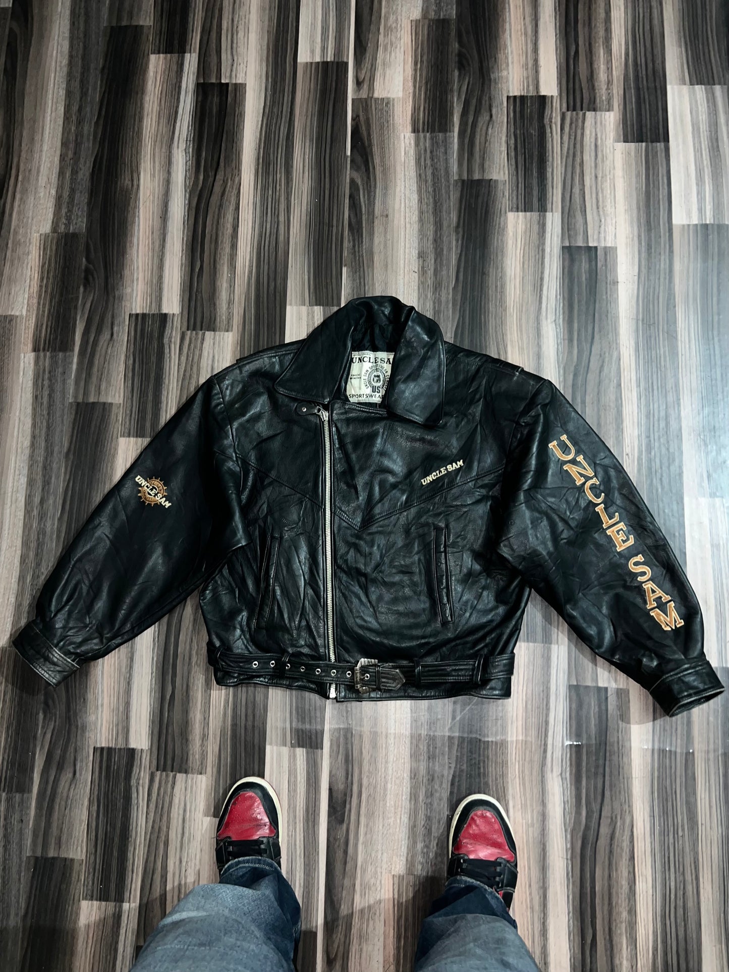 ZUncle SAM Original Leather Jacket (RARE) (L/Xl)