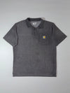 Carhartt Grey Pocket Polo – Loose Fit, (XL)