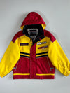 Ellesse Red/Yellow (Detechable Hood) Ski Jacket (XL)