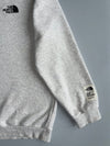 The North Face Essential Logo Grey Crewneck Sweatshirt (Xl)