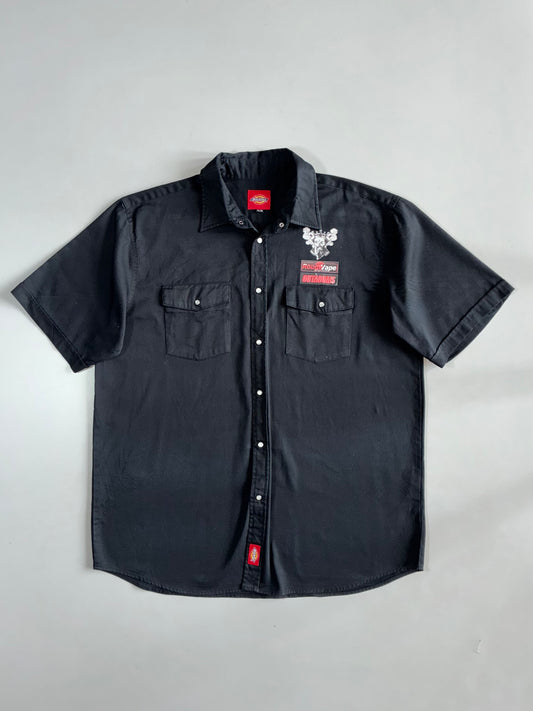 Dickies Rouge Vape Outaouais Embroidered Work Shirt – Black (XL)