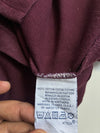 Vintage Polo Ralph Lauren Maroon Pony Logo Polo TShirt (L)
