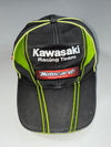 Vintage Kawasaki Racing Team Black Green Cap (Adjustable)