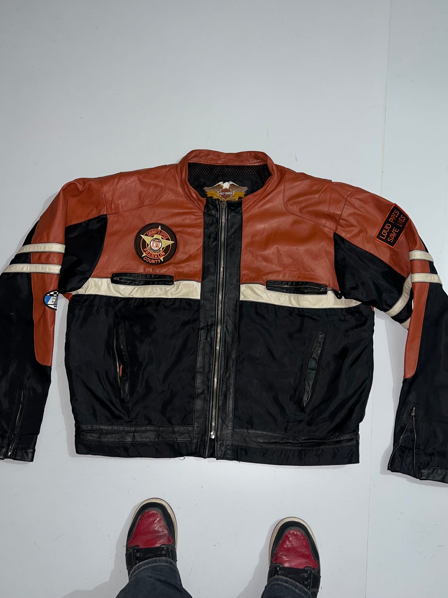 ZHARLEY DAVIDSON ORIGINAL LEATHER JACKET‼️ 2XL