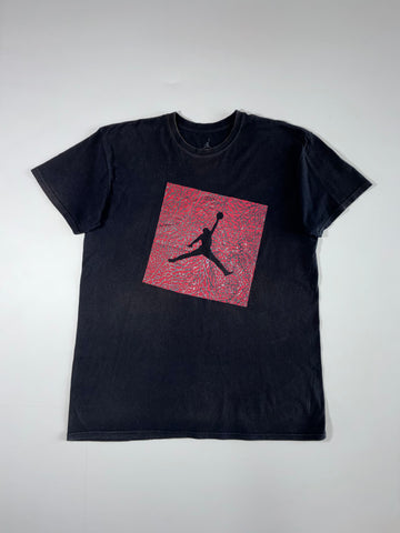Jordan Black Jumpman Tee – Elephant Print Box Graphic (2XL)