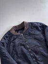 Maharishi Reversable Black Quilted Bomber Jacket Tiger Embroidery (L)