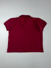 Vintage Tommy Hilfiger Burgundy Piqué Polo T-Shirt – (XL)