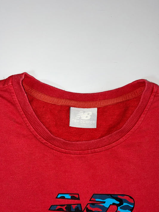 New Balance “1906 Boston” Crewneck Sweatshirt Red (M)