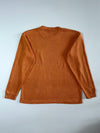 Vintage Nike Orange Ribbed “Sports” Taped Long Sleeve Shirt  (M)