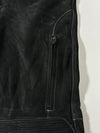 Genuine Leather Armoured Motorcycle Riding Pants Knee Paded (W:34) (L:43)