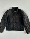 Harley-Davidson Waxed Cotton Trucker Padded Jacket (XL)