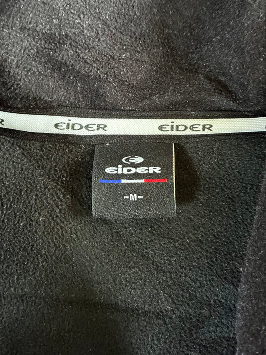 Eider Black Sherpa Fleece Hooded Jacket (M)