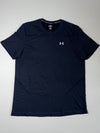 Under Armour Seamless Grid Knit Fitted Tee, Black (2XL)