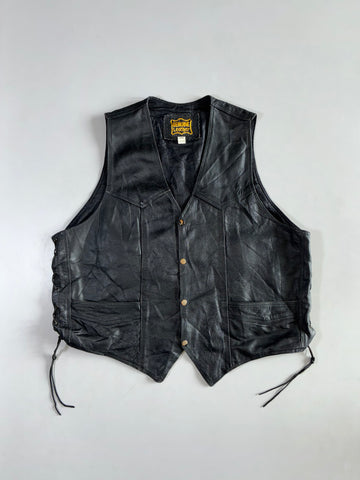 Genuine Premium Original Leather Vest (XL/2XL)