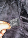 Vintage E.M.A.C Black Leather Zip-Up Collared Jacket (L)