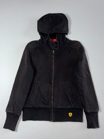 Puma Scuderia Ferrari Official Hooded Track Jacket – Black (S)
