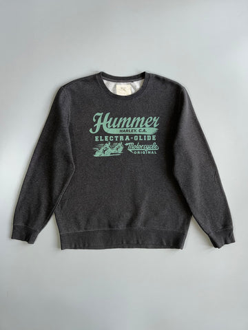 Vintage Moto Graphic Crewneck Sweatshirt (L)