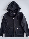 Carhartt | Relaxed Fit Zip-Up Hoodie | Washed Black ( L)