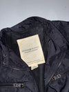 Vintage Ralph Lauren Denim & Supply Military Moto Jacket Black USA Flag Full Zip (M)